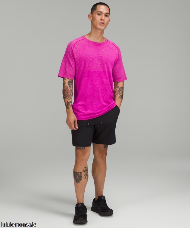 Lululemon Deutschland DELULU773 | Pink Clay Metal Vent Tech Kurzarmshirt 20